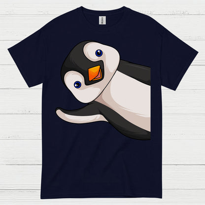 Peekaboo Penguin Cute Graphic T Shirt
