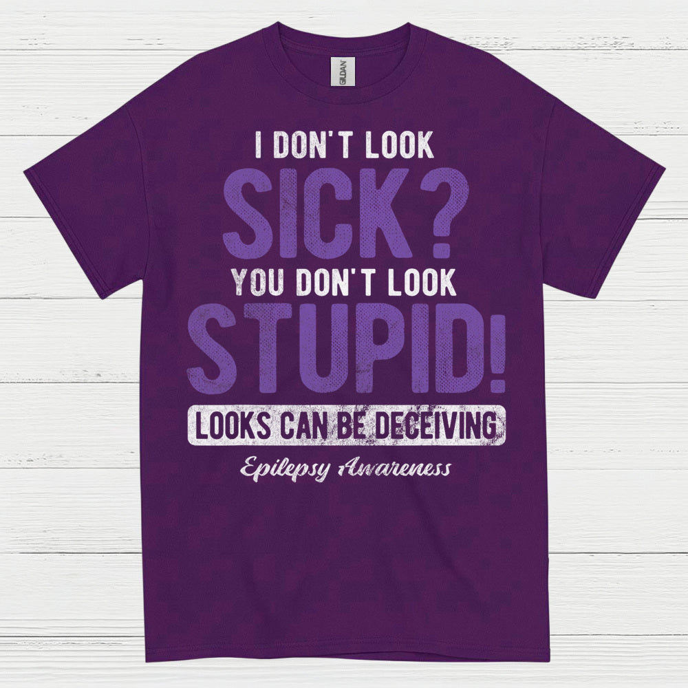 Looks Can Be Deceiving Epilepsy T Shirt