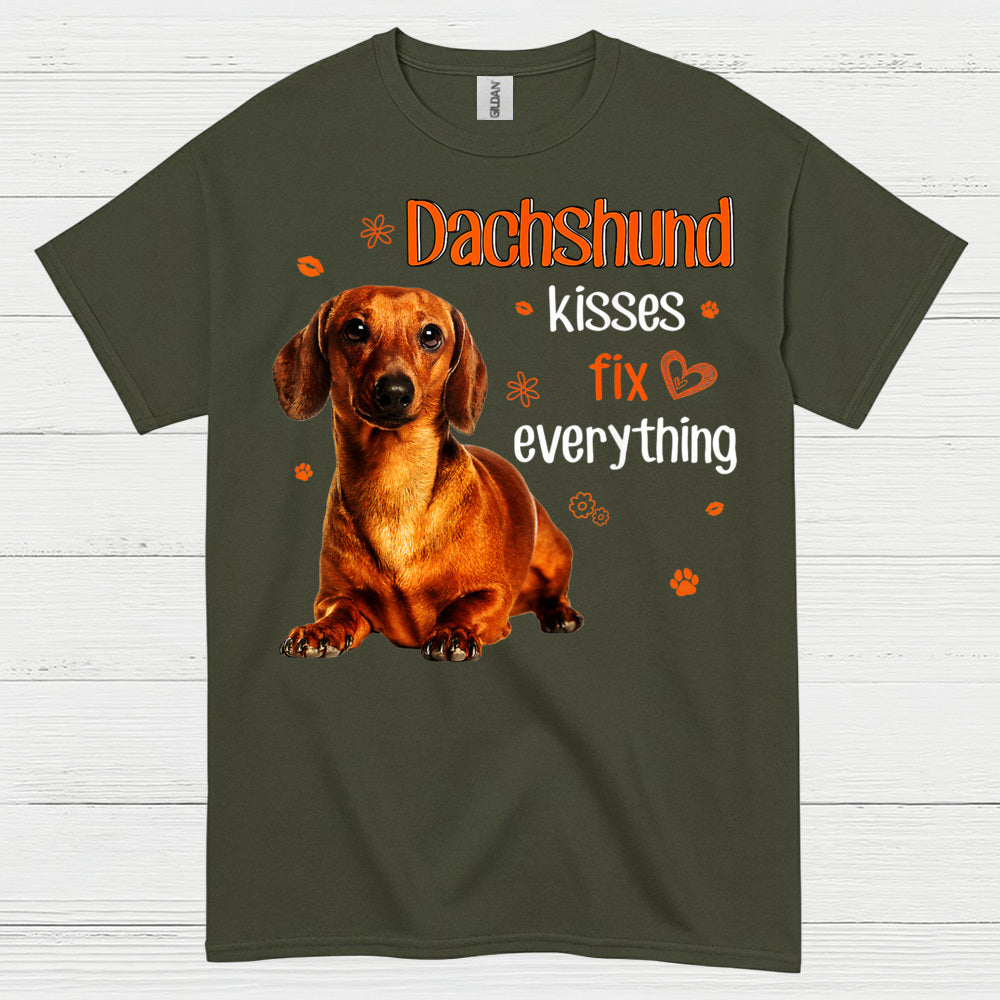 Dachshund Kisses Fix Everything T Shirt