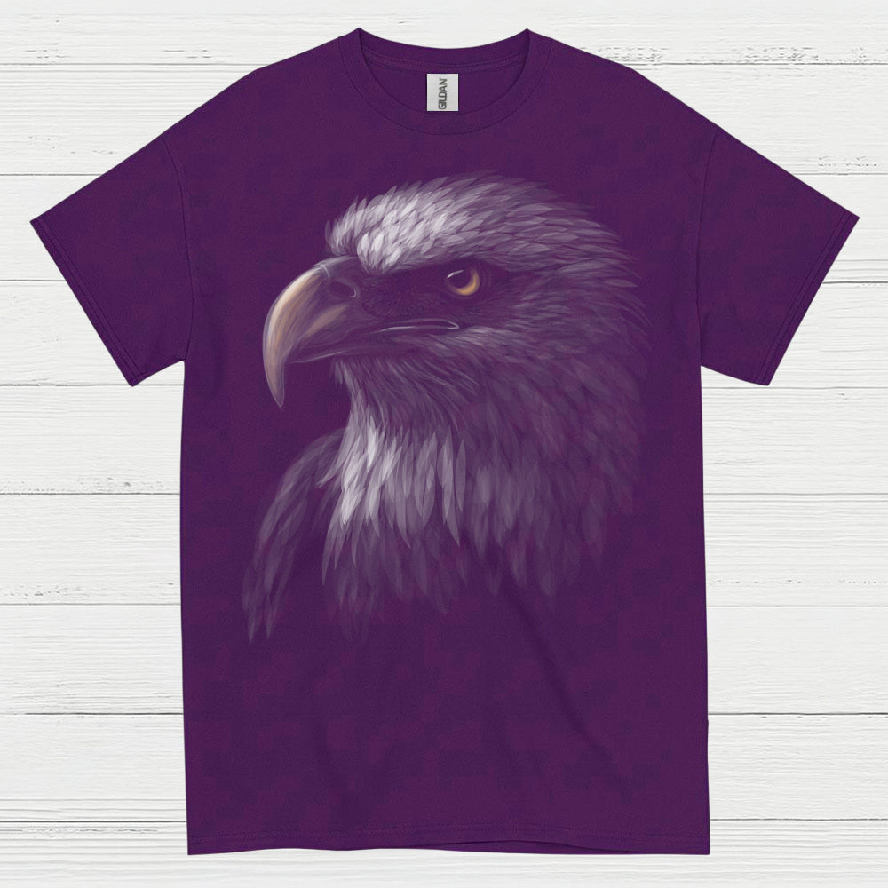 Majestic Bald Eagle Portrait Wildlife Freedom T Shirt