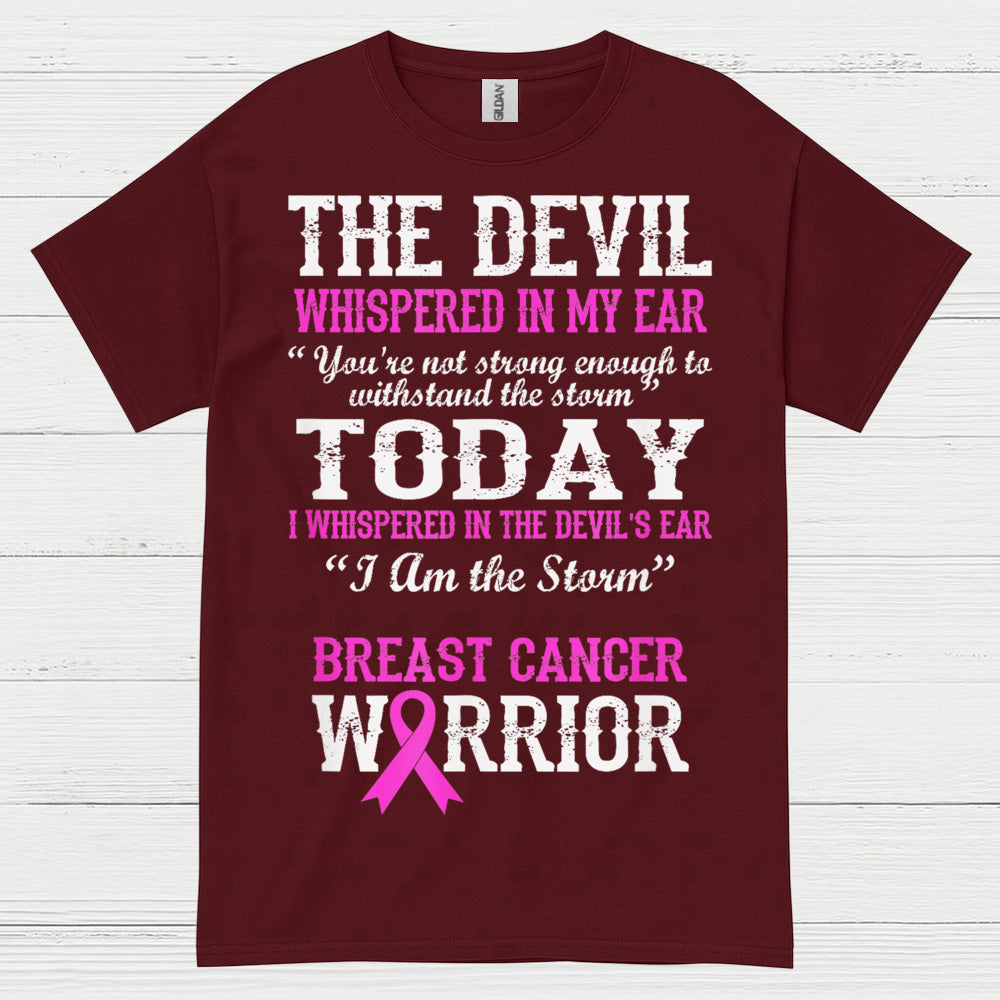 Breast Cancer Warrior I Am The Storm T Shirt