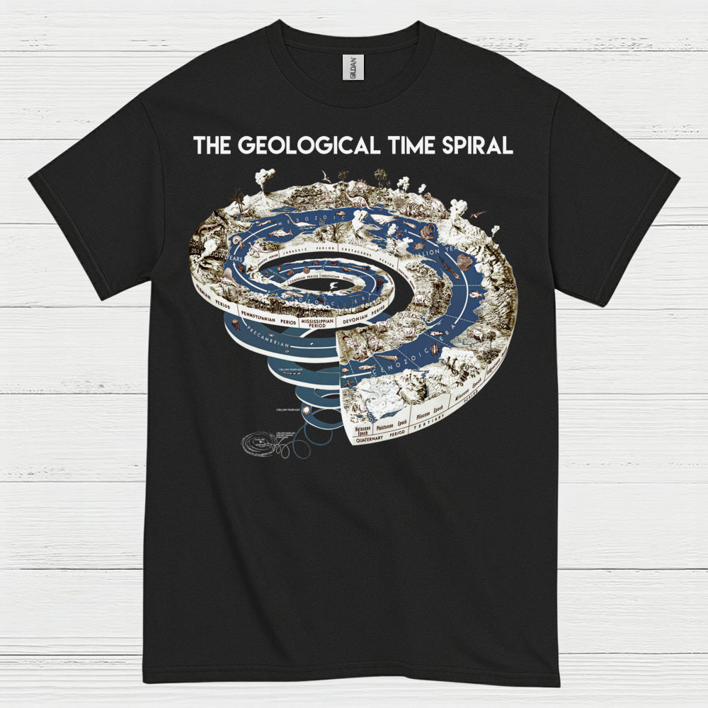 Geological Time Spiral T Shirt