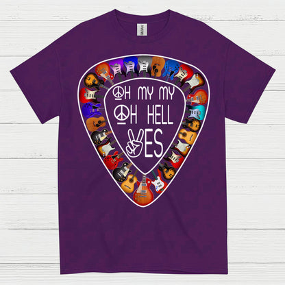 Oh Hell Yes Guitar Pick T Shirt