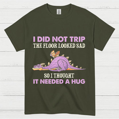 I Did Not Trip Dragon T Shirt