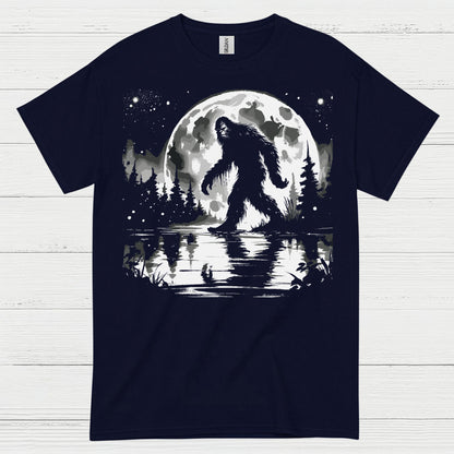 Moonlight Bigfoot Forest T Shirt