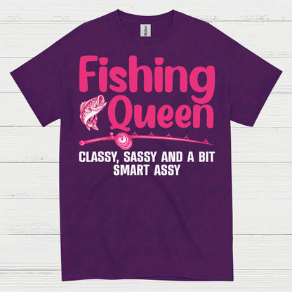 Fishing Queen Funny T Shirt