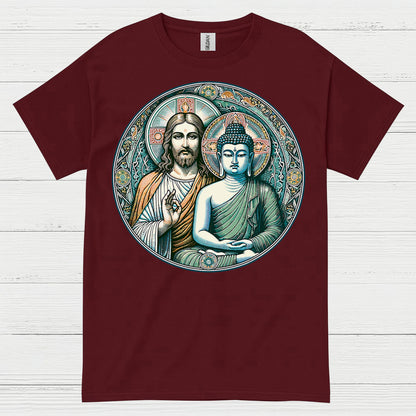 Jesus Buddha Harmony Spiritual T Shirt