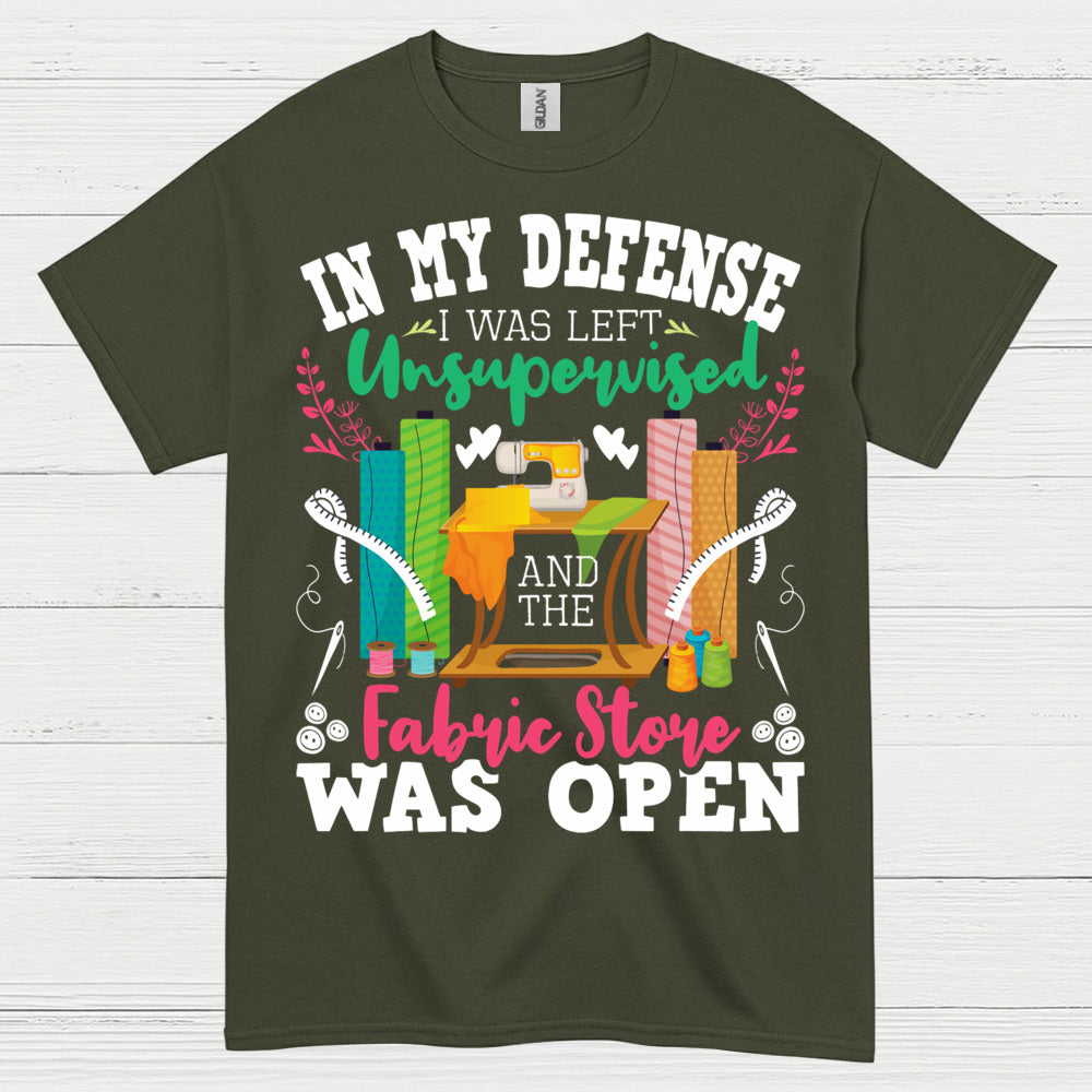 Fabric Store Humor Sewing T Shirt