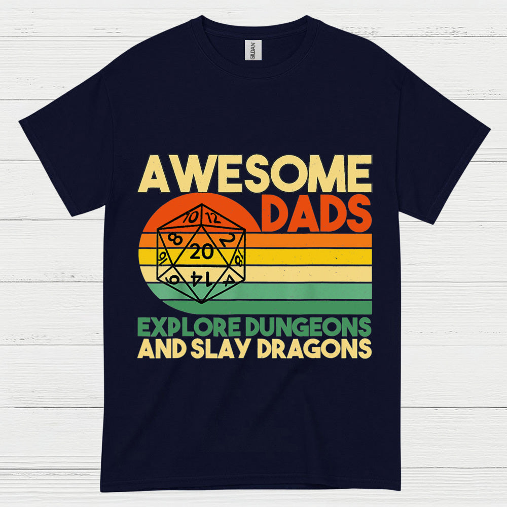 Awesome Dads Dragon T Shirt