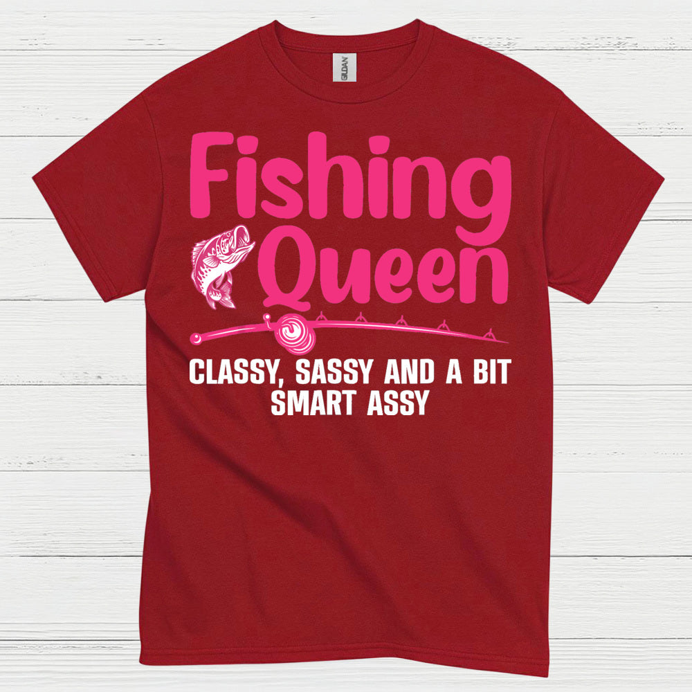 Fishing Queen Funny T Shirt