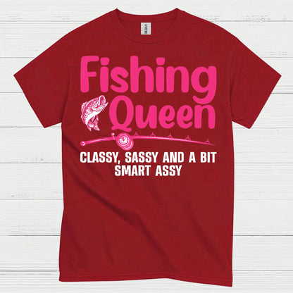 Fishing Queen Funny T Shirt