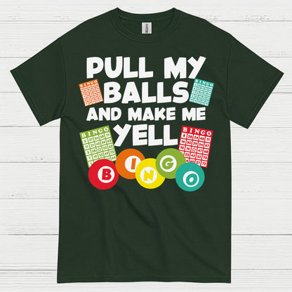 Pull My Balls Bingo Humor T Shirt