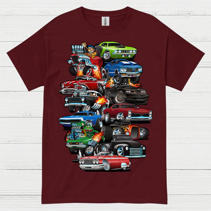 Classic Hot Rod Cars T Shirt