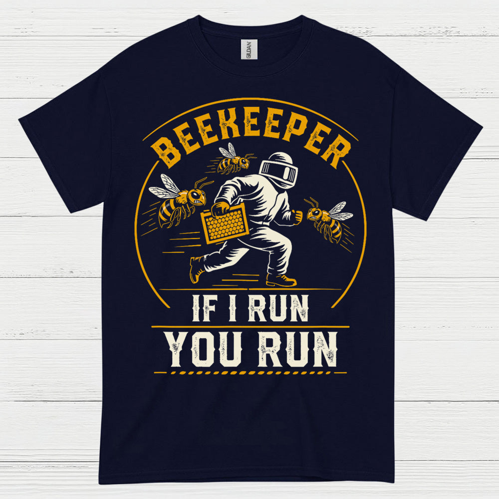 Beekeeper Running From Bees T Shirt