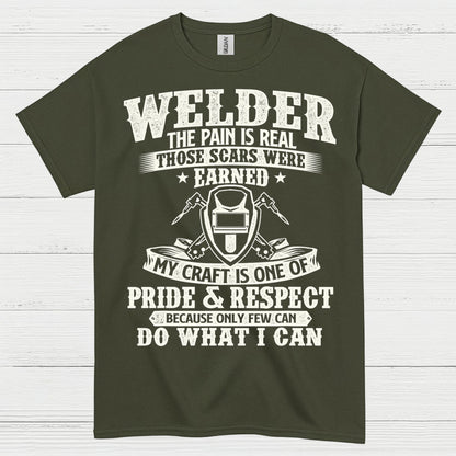 Welder Pride And Respect T Shirt