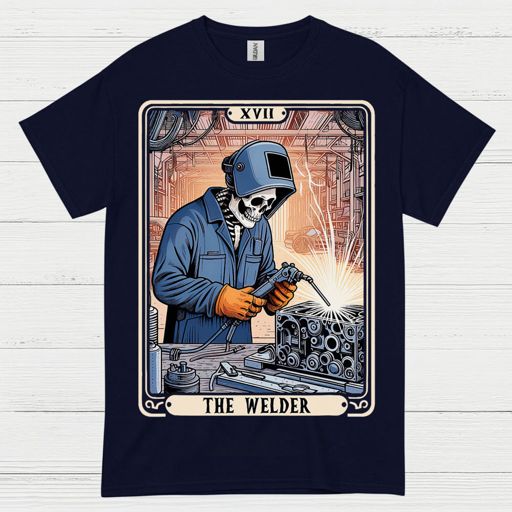 The Welder Tarot Card T Shirt
