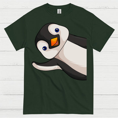Peekaboo Penguin Cute Graphic T Shirt