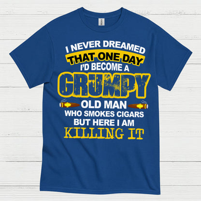 Grumpy Old Man Who Smokes Cigars T Shirt
