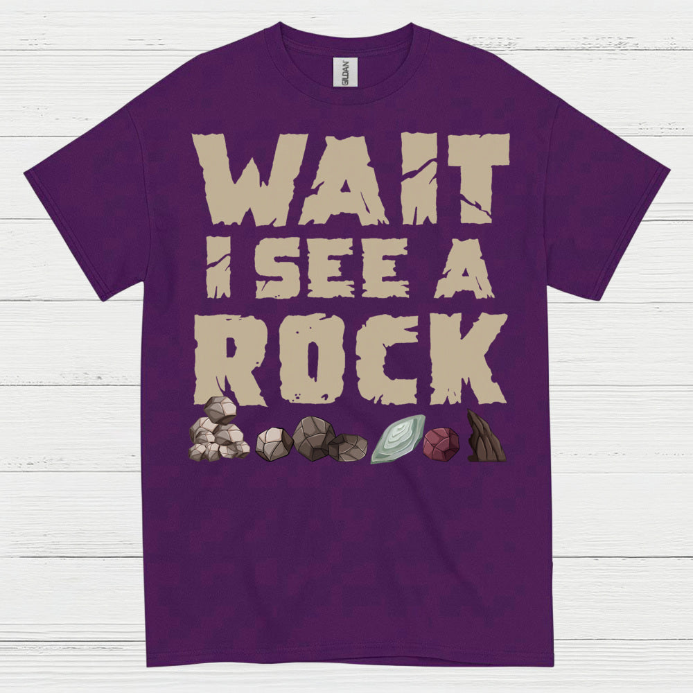Wait I See A Rock Rock Collector T Shirt