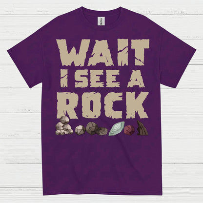 Wait I See A Rock Rock Collector T Shirt