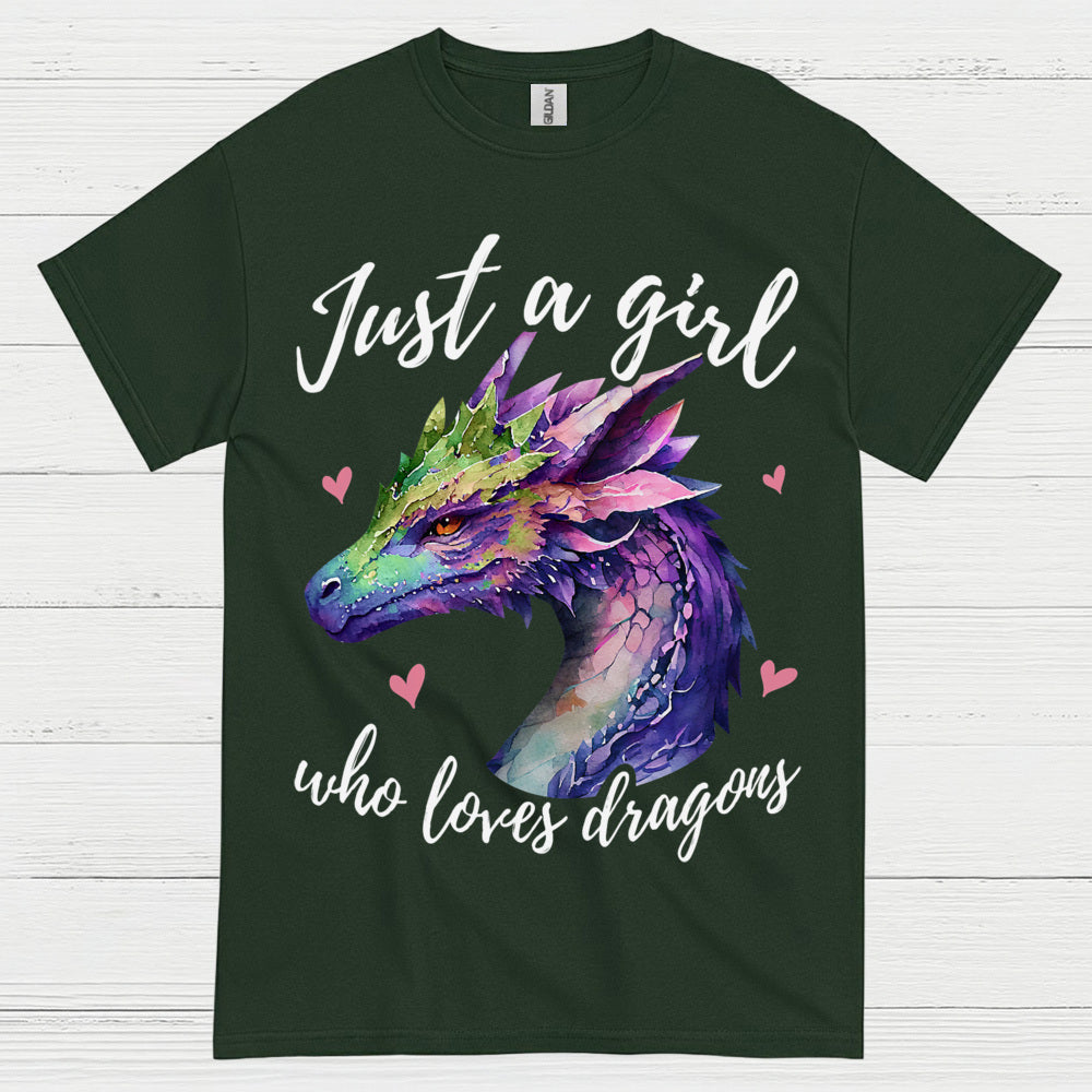 Dragon Lover Girl T Shirt