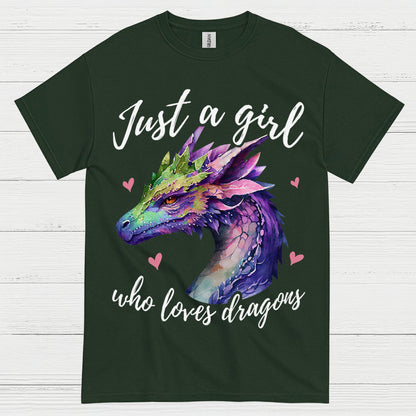 Dragon Lover Girl T Shirt