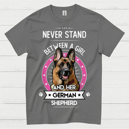 Never Stand German Shepherd T Shirt