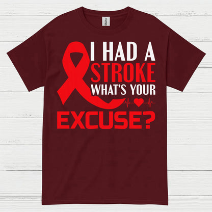I Had A Stroke Whats Your Excuse Awareness T Shirt