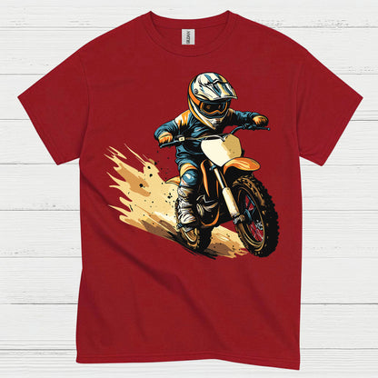 Motocross Action Rider Graphic T Shirt