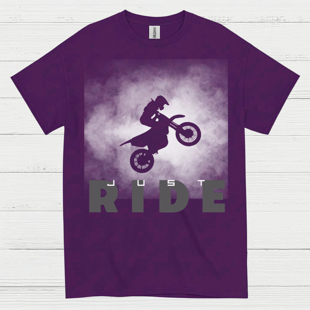 Just Ride Motocross Silhouette T Shirt
