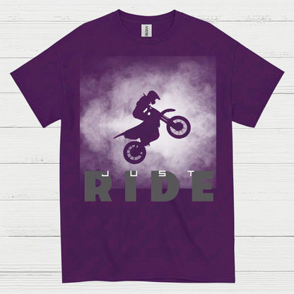 Just Ride Motocross Silhouette T Shirt