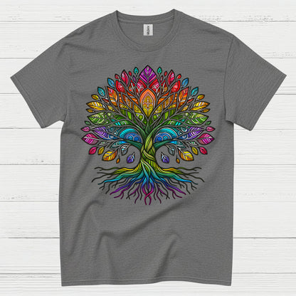 Colorful Tree Of Life Pride T Shirt