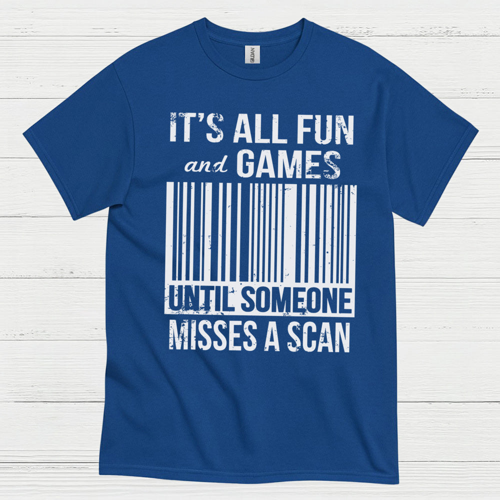 Misses A Scan Postal Worker T Shirt