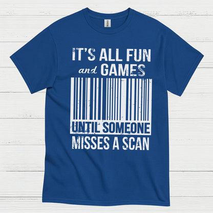 Misses A Scan Postal Worker T Shirt