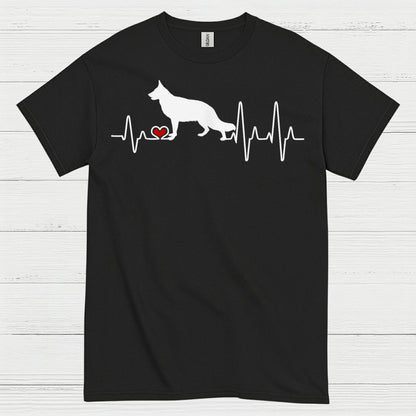 German Shepherd Heartbeat T Shirt