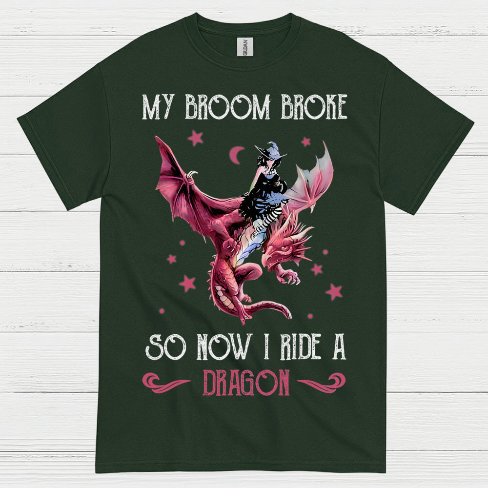 Witch Ride Dragon T Shirt