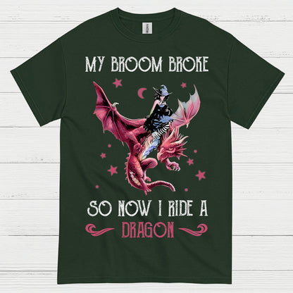 Witch Ride Dragon T Shirt
