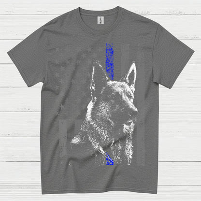 Thin Blue Line Shepherd T Shirt