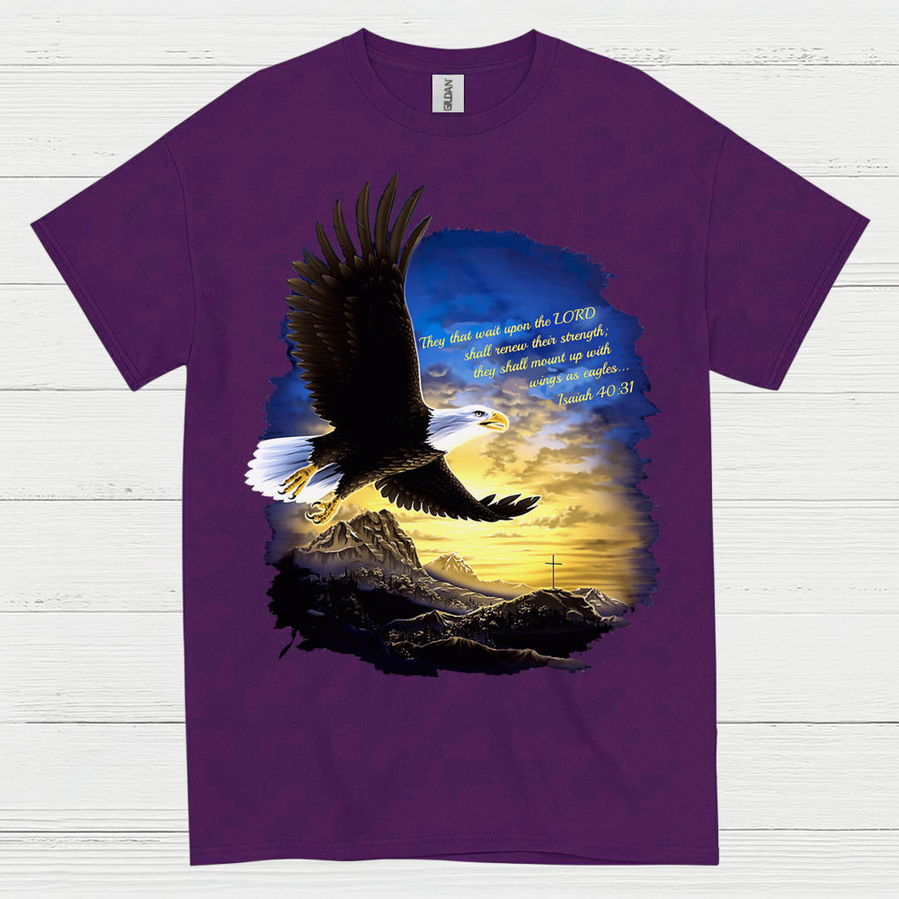 They That Wait Upon The Lord Eagle Faith T Shirt