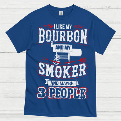 Bourbon Smoker Funny BBQ T Shirt