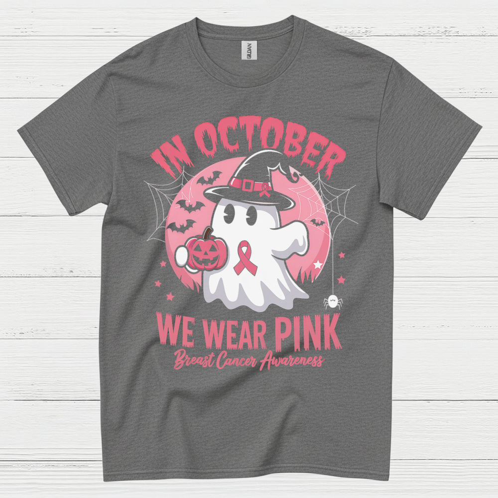 In October We Wear Pink Ghost T Shirt
