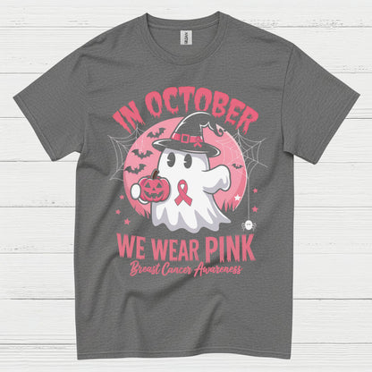 In October We Wear Pink Ghost T Shirt