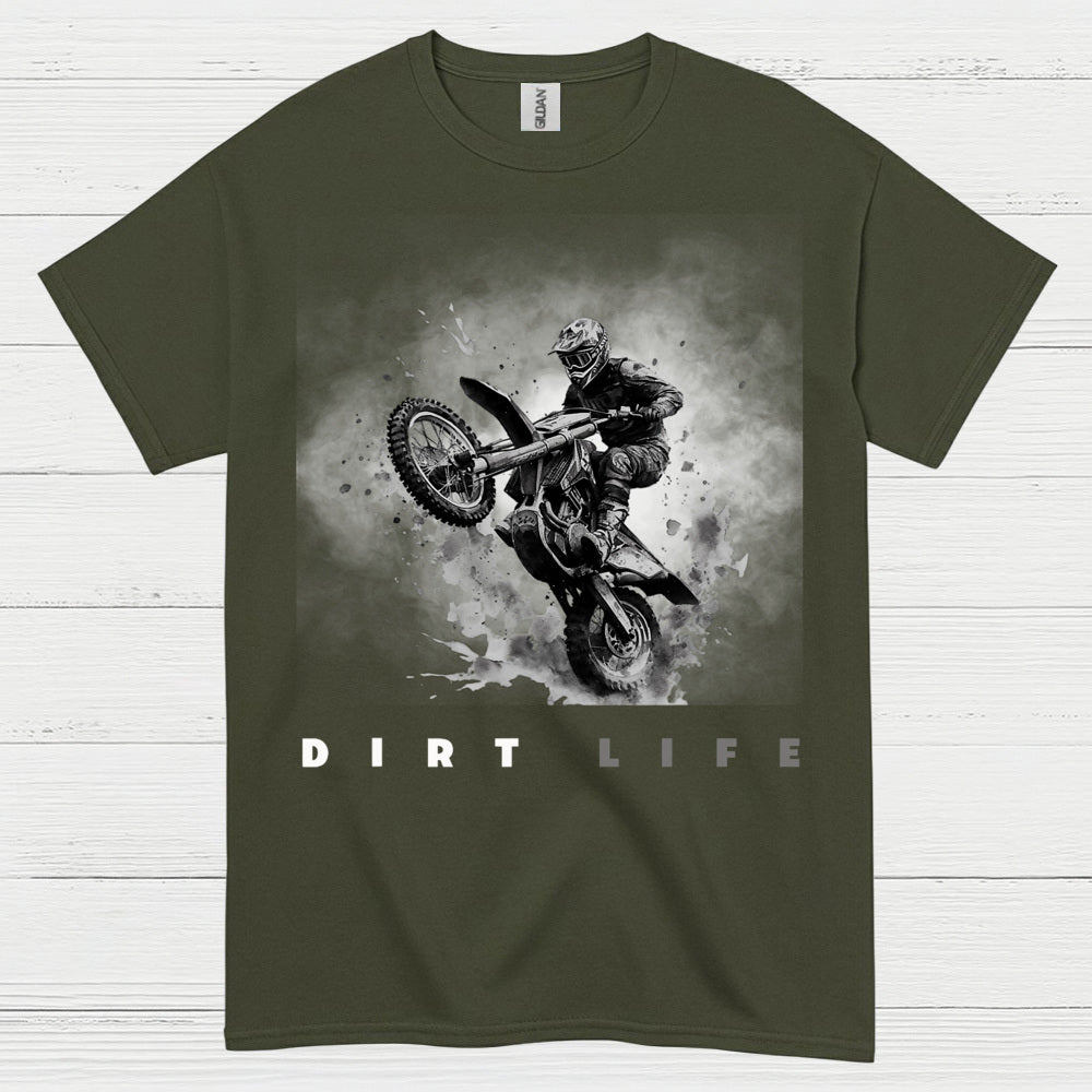 Dirt Life Motocross Action Rider T Shirt