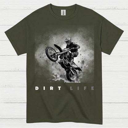 Dirt Life Motocross Action Rider T Shirt