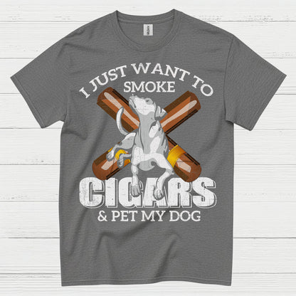 I Just Want To Smoke Cigars T Shirt