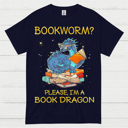Not a Bookworm Dragon T Shirt