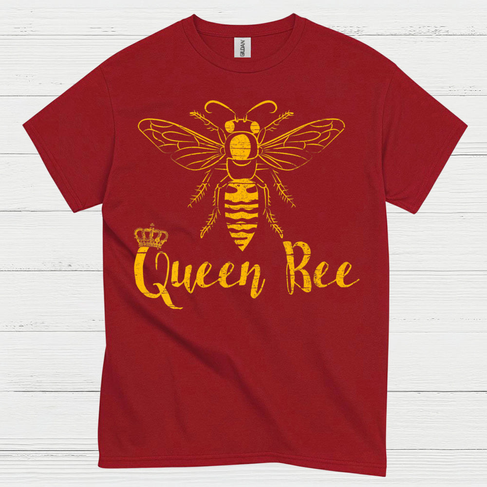 Queen Bee Vintage Bee Lover T Shirt