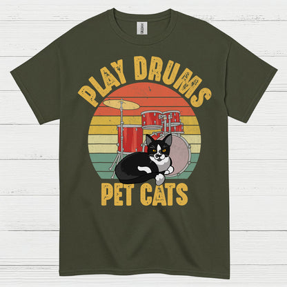 Cat Petter Drummer T Shirt