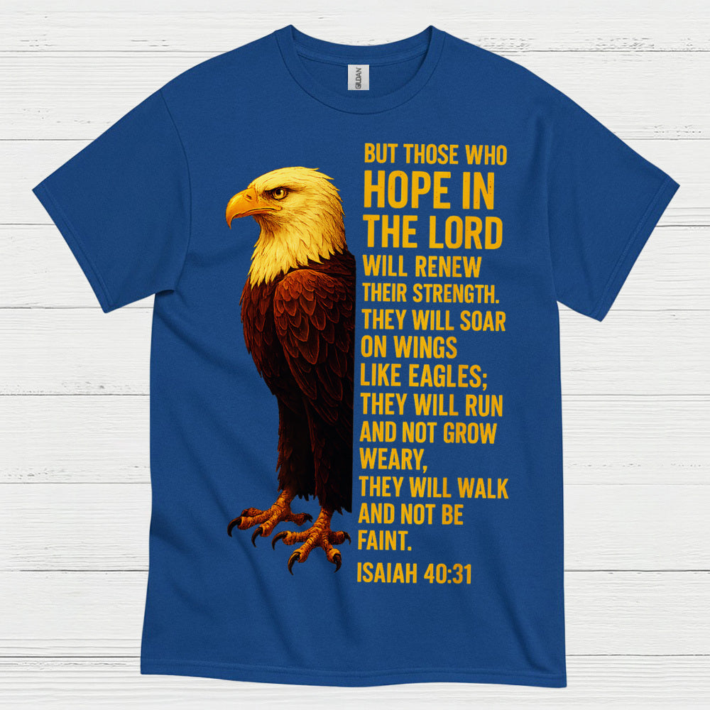 Hope In The Lord Christian Eagle Faith T Shirt