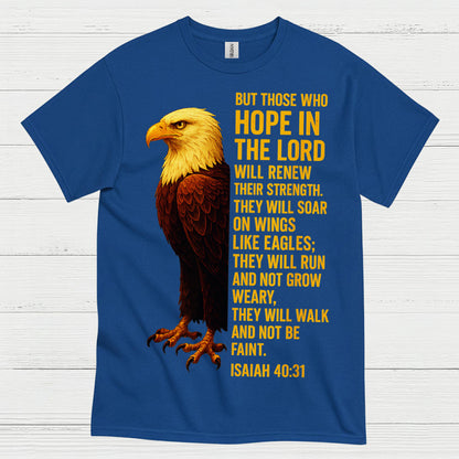 Hope In The Lord Christian Eagle Faith T Shirt